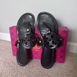 Tory Burch Miller Sandal- Black